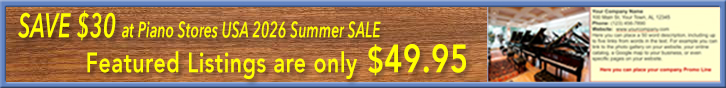 Piano Stores USA banner